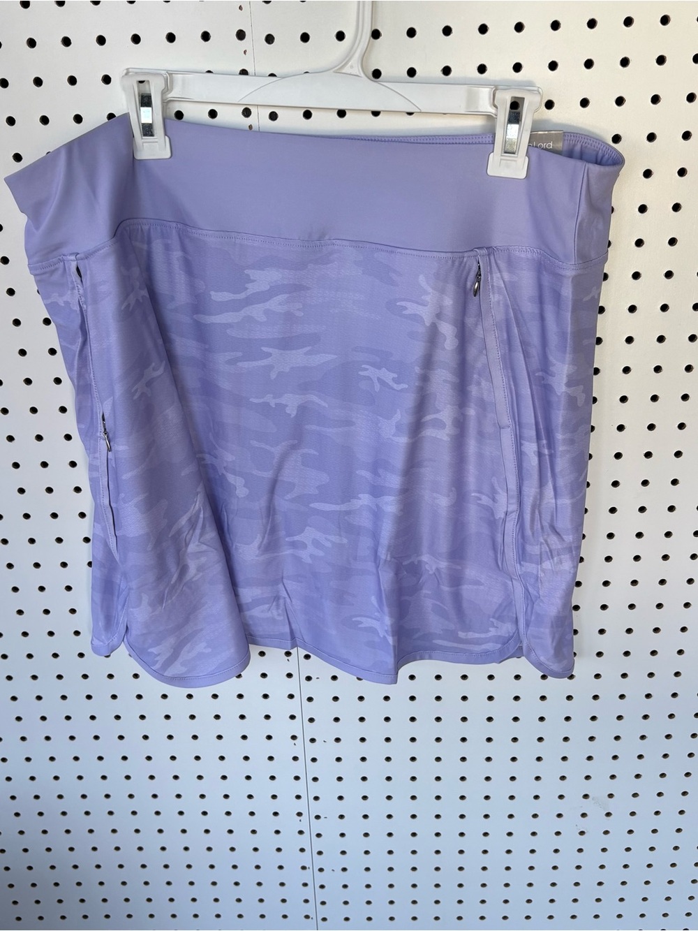 NWT Kate Lord Women's Lavender Camouflage Skort 2X